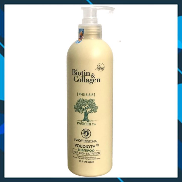 [HCM]DẦU GỘI BIOTIN COLLAGEN PHỤC HỒI CHỐNG RỤNG TÓC 500ML