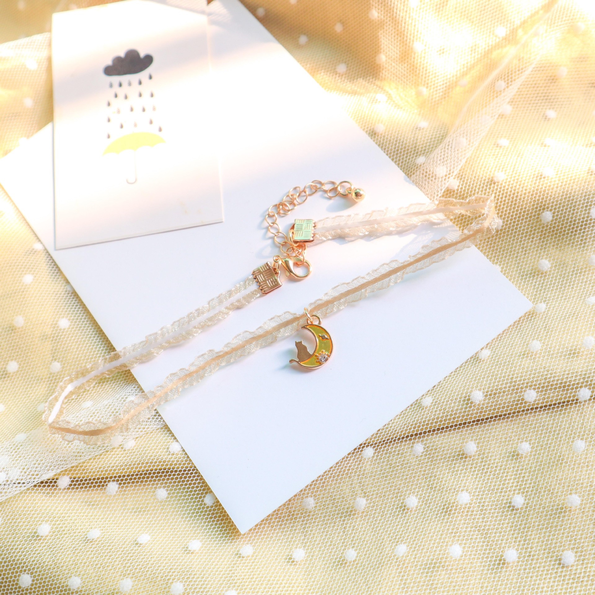 Set 3 choker vàng siêu đẹp siêu dễ thương