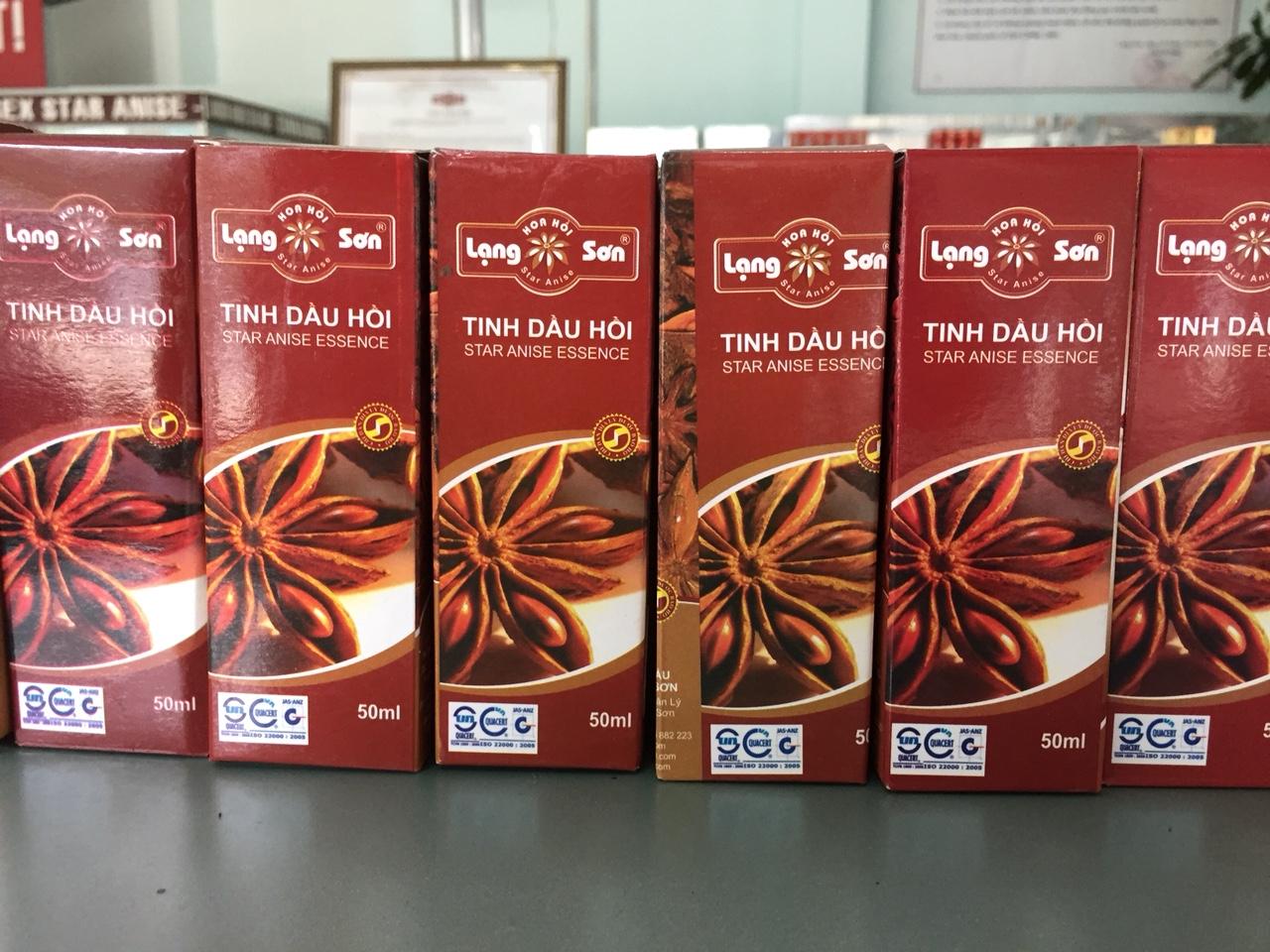 Combo 05 lọ tinh dầu hồi Lạng Sơn lọ 10ml