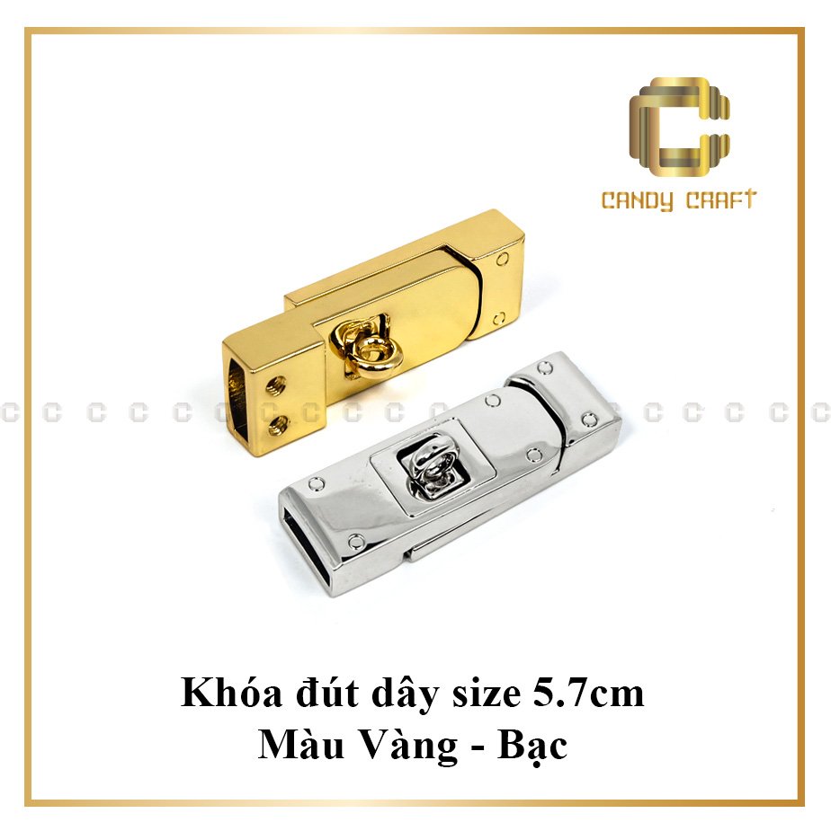 [HCM]Khóa vặn chữ nhật - phụ kiện làm túi xách