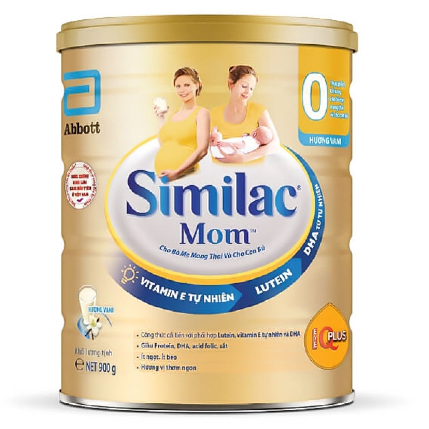 [Date 2.2025] Sữa bầu Similac Mom 900g hương Vani