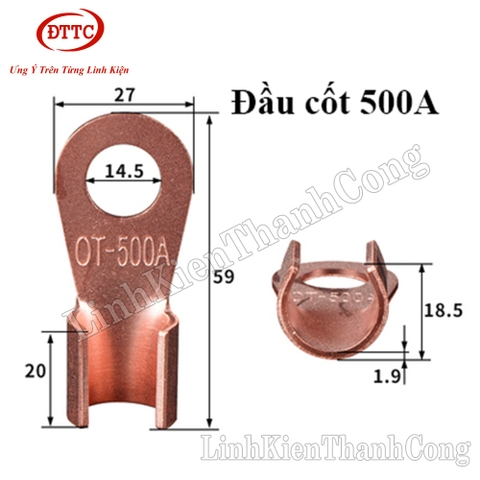 Đầu Cốt Đồng 30A 40A 60A 100A 150A 200A 300A