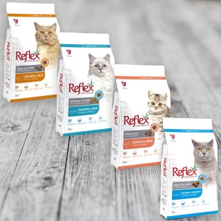 Reflex Adult, Kitten Cat Food Thổ Nhĩ Kỳ - Thức Ăn Hạt Khô Cho Mèo Con Và Mèo Trưởng Thành 2kg thumbnail
