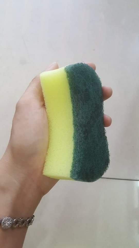 Miếng rửa chén Scotch-Brite 2 lớp cước 2 công dụng.