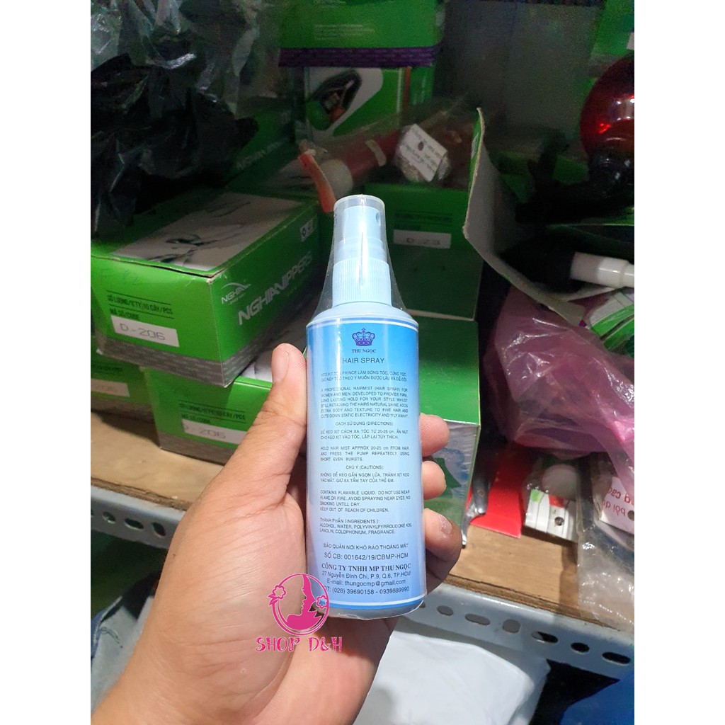 Keo Xịt Tóc Prince Saigon 125Ml ( Thu Ngọc )| - 125Ml