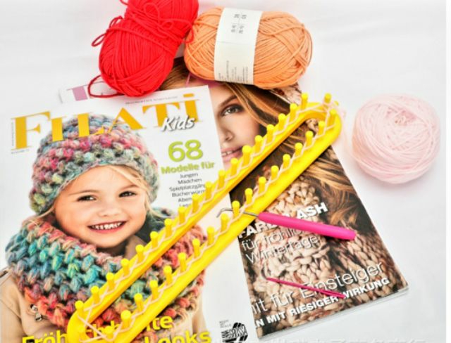 [HCM]Bộ loom đan khăn len