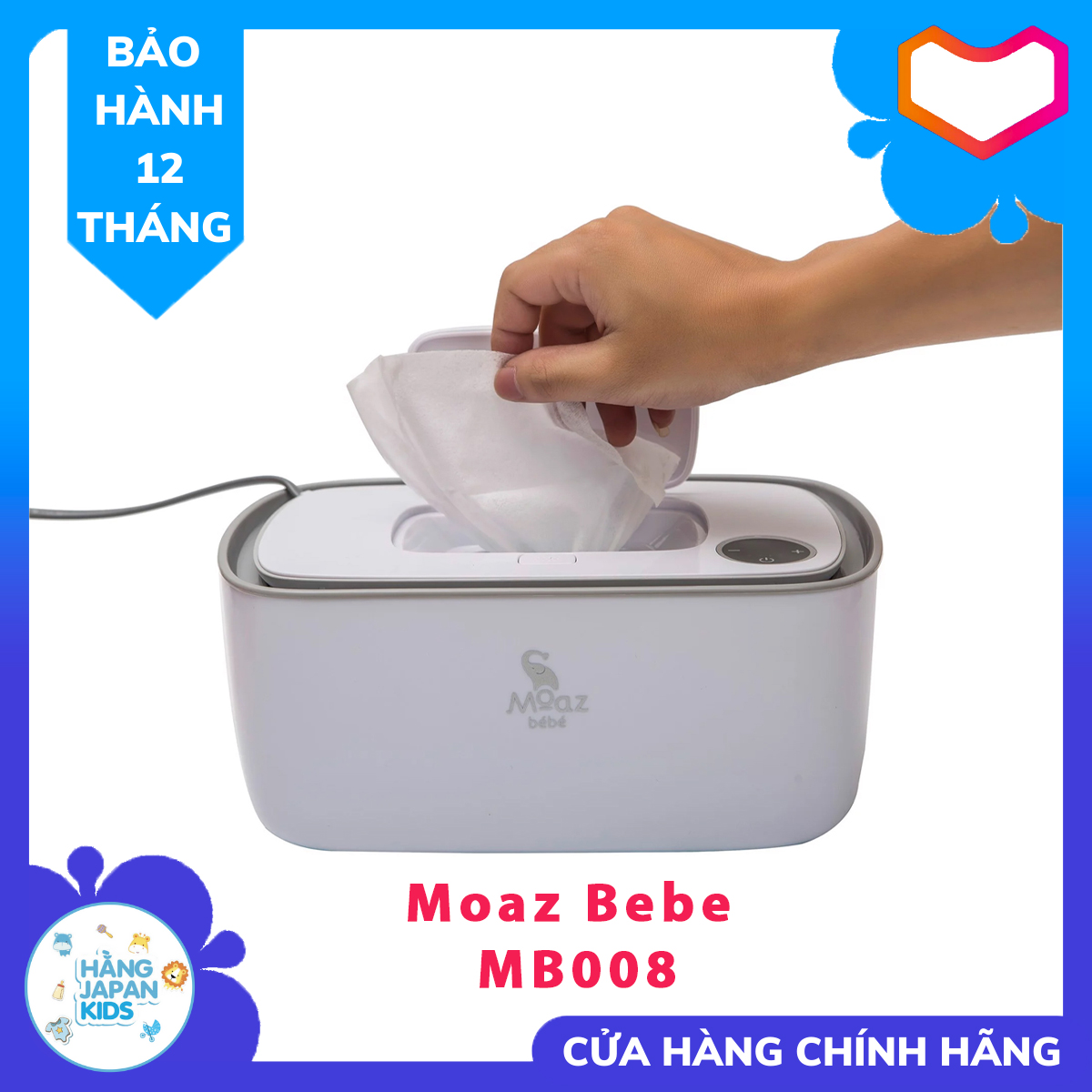 Thiết bị làm ấm khăn ướt Moaz Bebe  MB008
