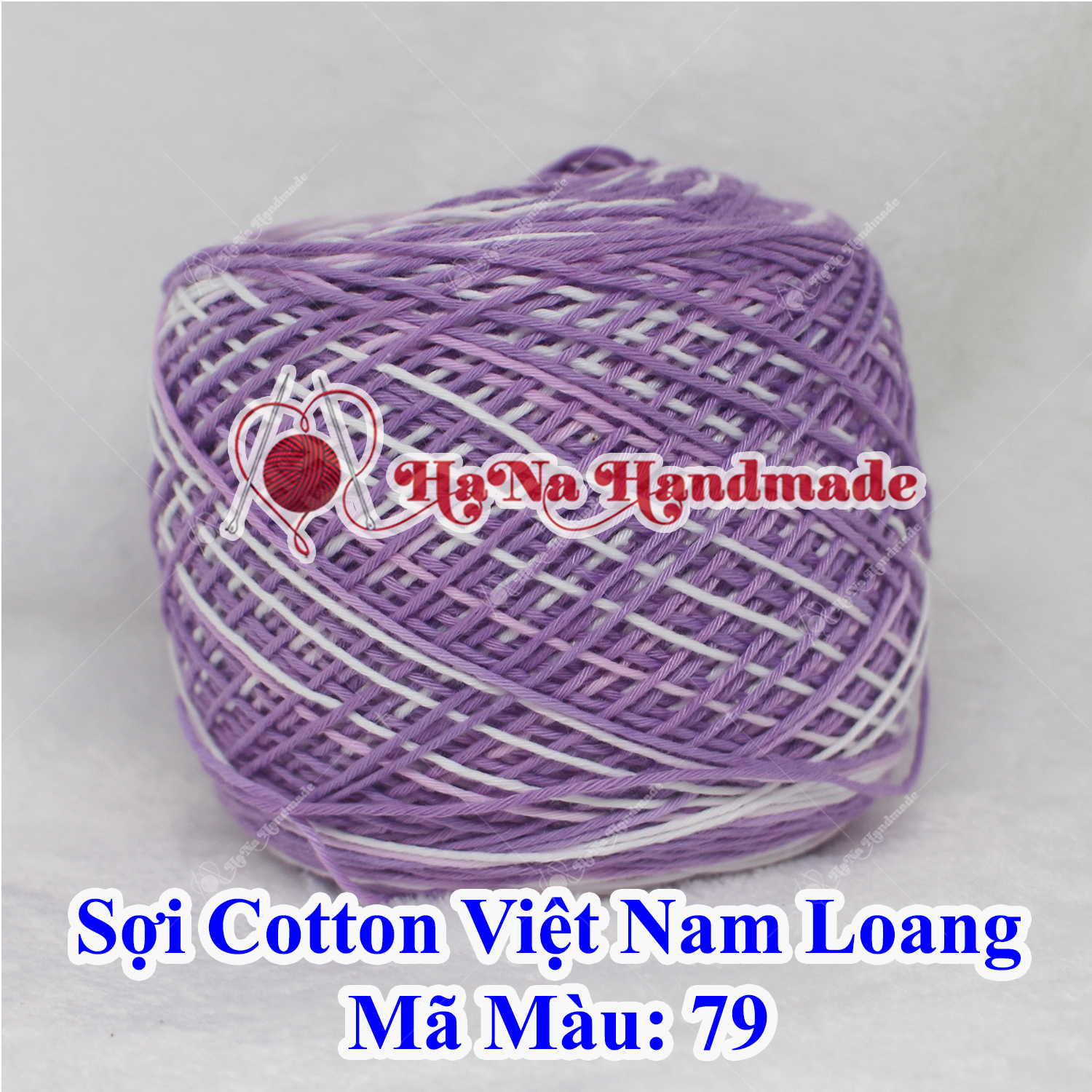 Sợi cotton Việt Nam (1mm) - bảng màu loang (19.5k/cuộn)