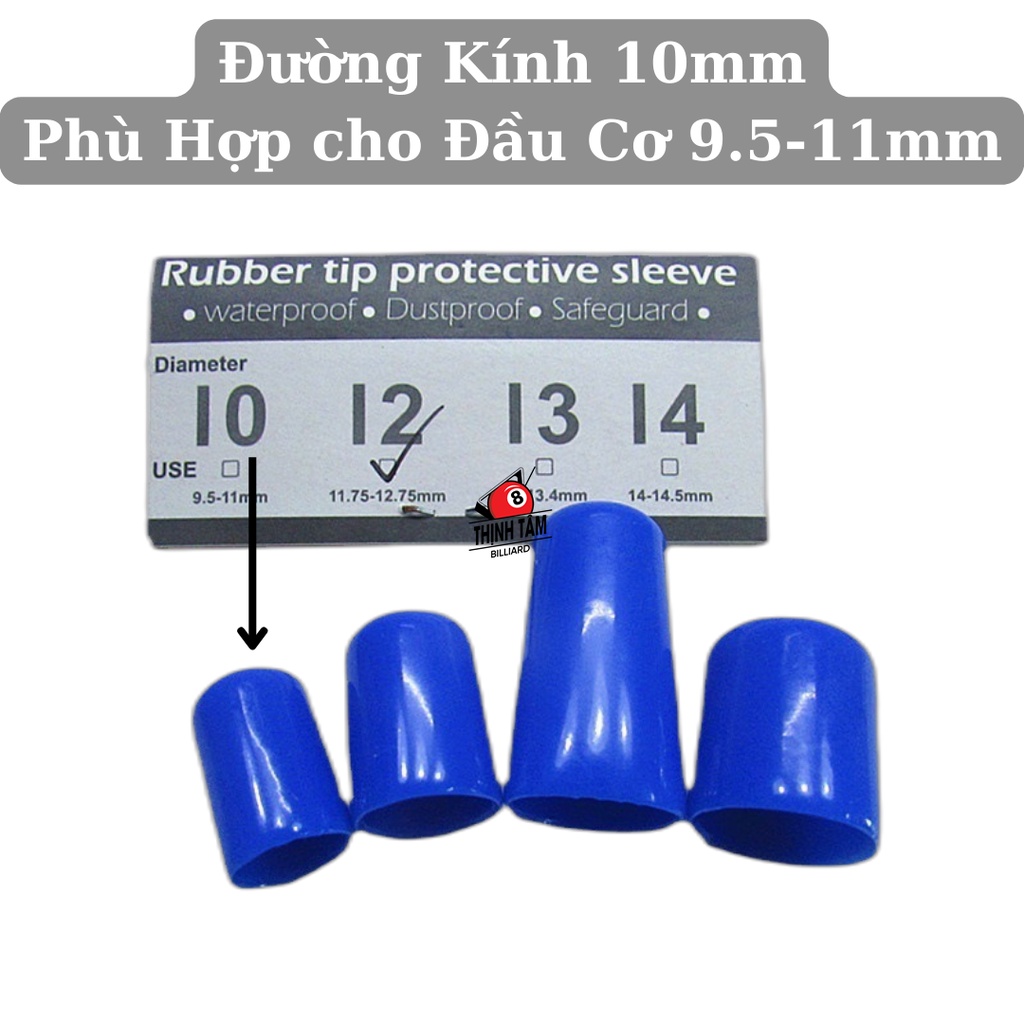 [THỊNH TÂM] Chụp Bảo Vệ Đầu Cơ Bida, Chụp Cao Su, Silicon Cao Cấp [ Su Chụp Đầu Cơ ]