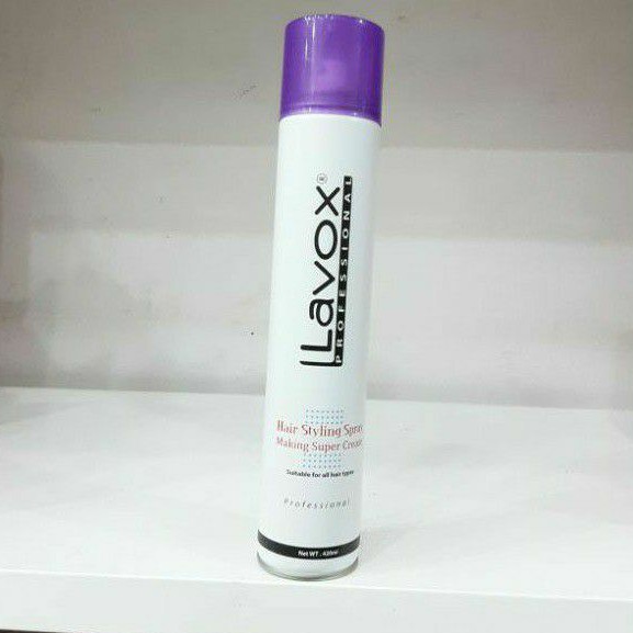 Keo xịt giữ nếp tóc lavox