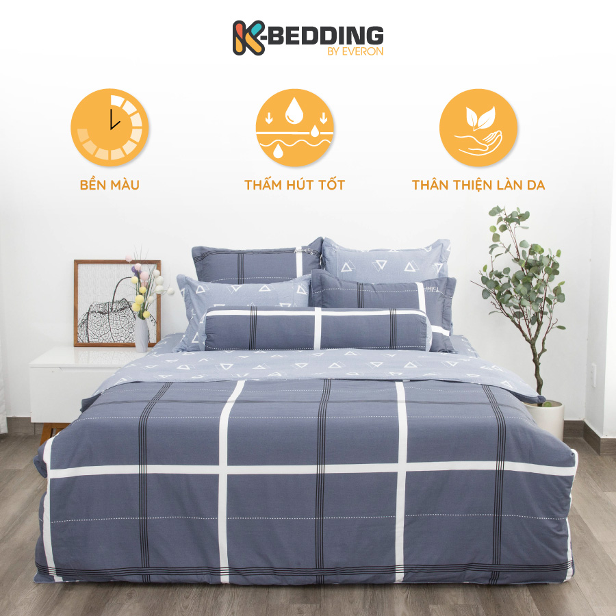 Bộ ga bọc Cotton K-Bedding by Everon KCP 303 (KHÔNG BAO GỐM CHĂN)