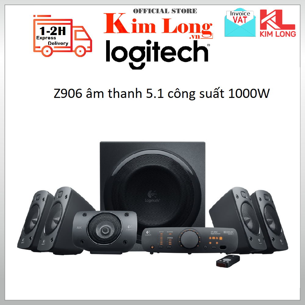 Logitech z911 microcomputer speaker sound 5.1 1000W power-1 year warranty original