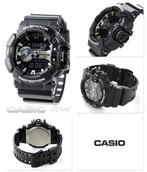 Đồng hồ Casio G-Shock Nam GA-400 Đen Trắng - Trang bị lớp chống từ đặt chuẩn ISO764 - Bảo hành 12 tháng - Đồng hồ P&T [ FreeShip- Hàng cao cấp- Full box ]