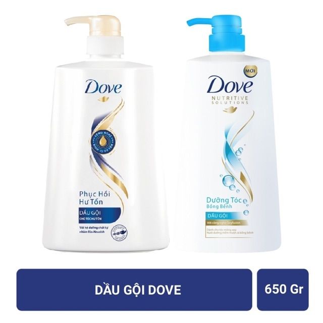 DầU GộI Dove DưỡNg TóC BồNg BềNh 650G