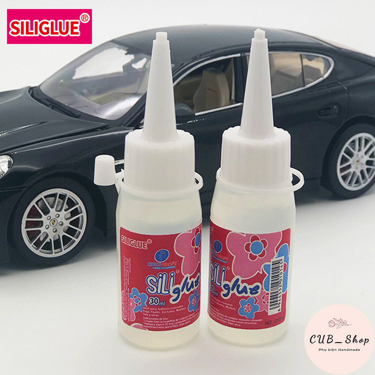 Keo dán vải, len sợi, đồ thủ công... - Keo Laiwangglue / Siliglue 30ml