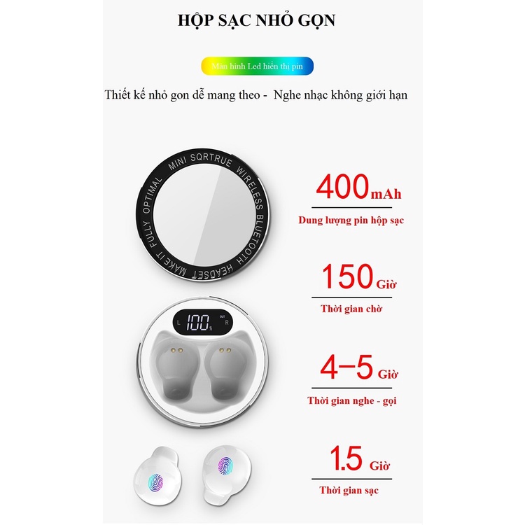 Tai Nghe Bluetooth 5.0  X.26 - Phong Cách Trẻ Trung
