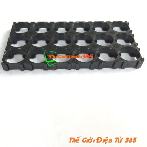 10 khung gắn pin 18650 3x6 cell 18p