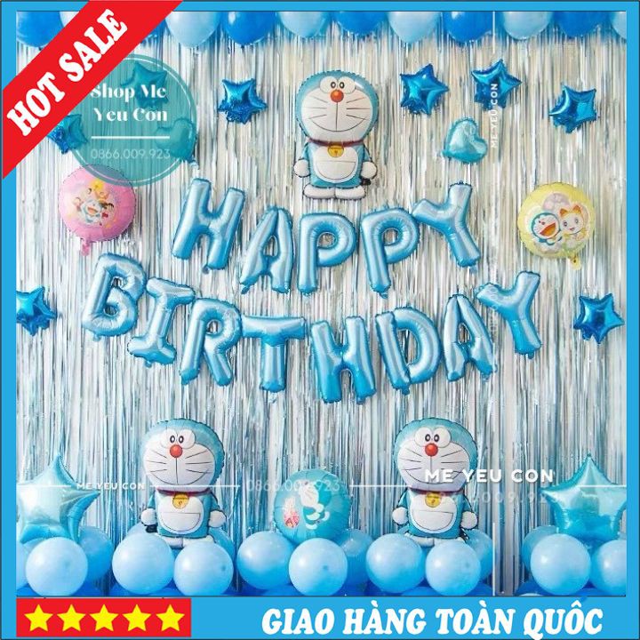 [KHUYẾN MẠI] Sét Sinh Nhật dDoreamon (Doremon) Ccho Bbé Trai
