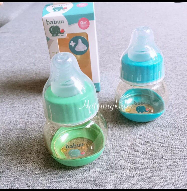 Bình sữa babuu 75ml nhập khẩu chính hãng cho bé sơ sinh