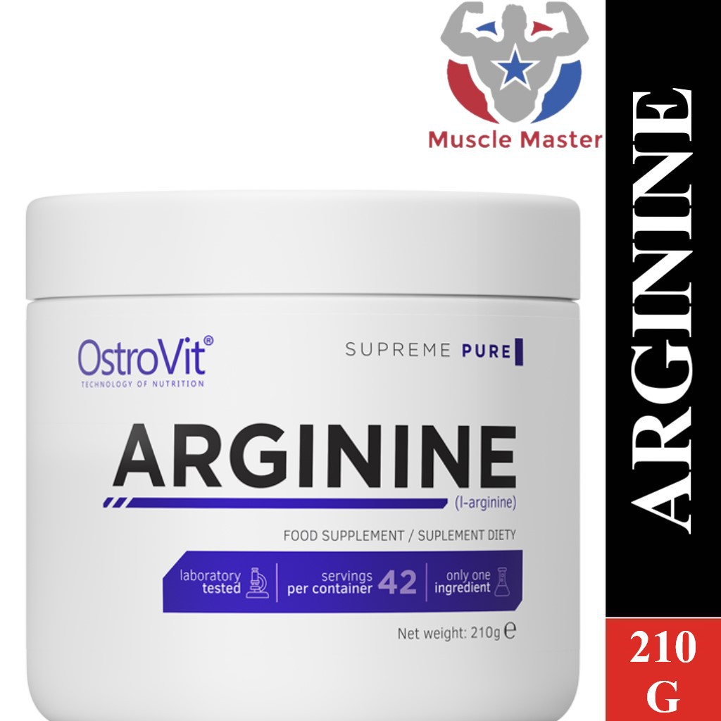 [HCM]Thực Phẩm Bổ Sung Tăng Sức Mạnh và Phục Hồi Cơ Ostrovit Arginine 210g