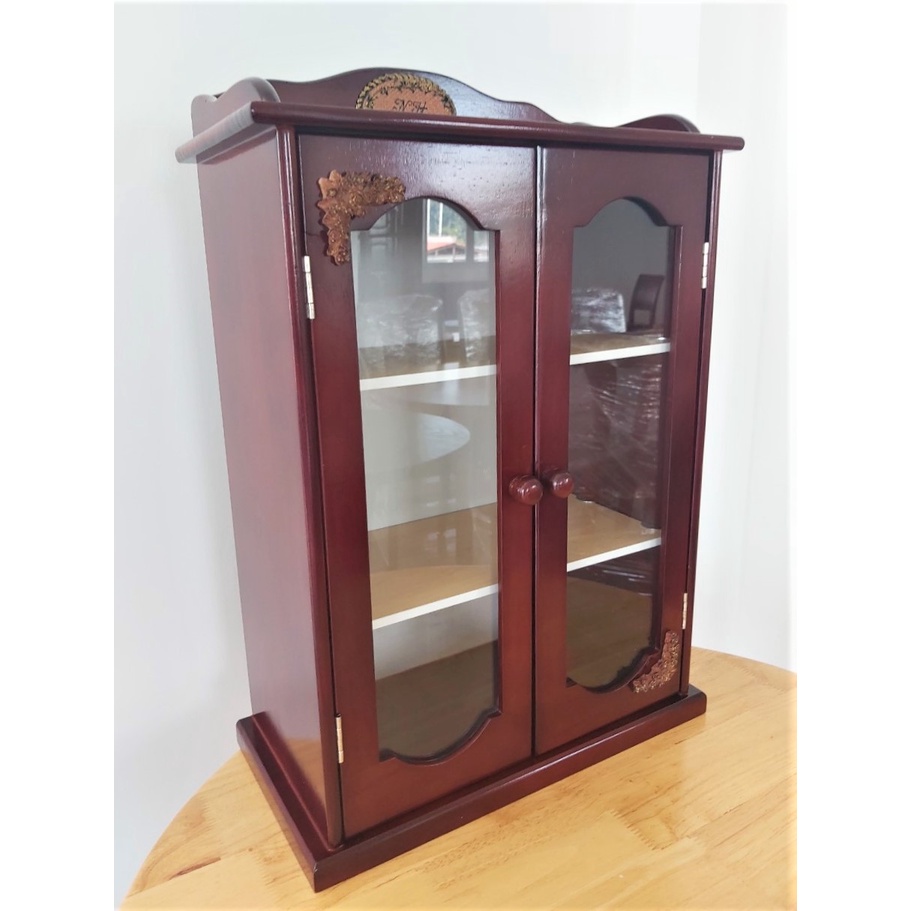 Tủ y tế tủ thuốc treo gia đình Tủ thuốc y tế gia đình Mini Màu Nâu Đậm