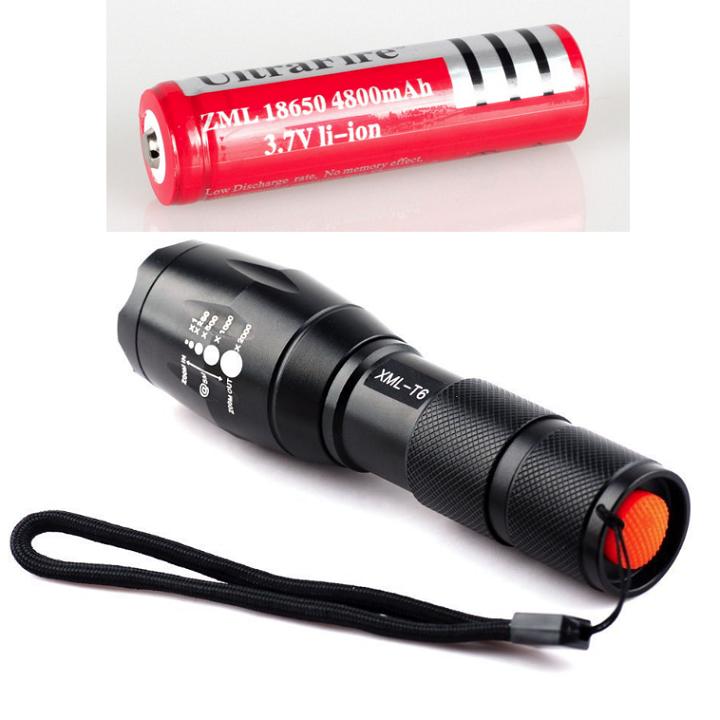 Đèn Pin Siêu Sáng  XML-T6, Đèn Pin Police T6