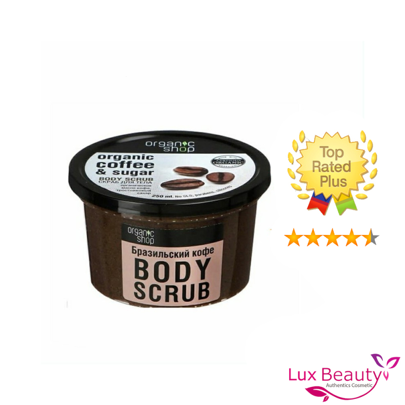 Tẩy Da Chết Organic Shop Coffee Bean & Sugar Body Scrub giá rẻ