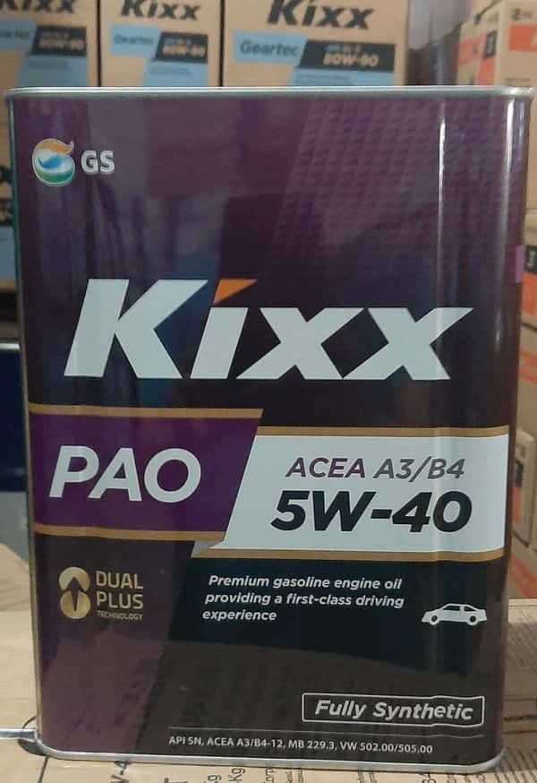 NHỚT KIXX PAO ACEC A3/B4- 5W40- 4L