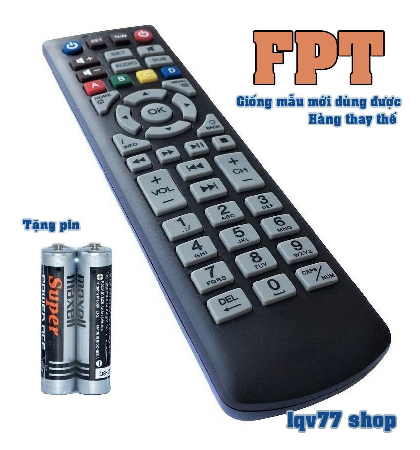 FPT - Remote điều khiển đầu thu truyền hình FPT