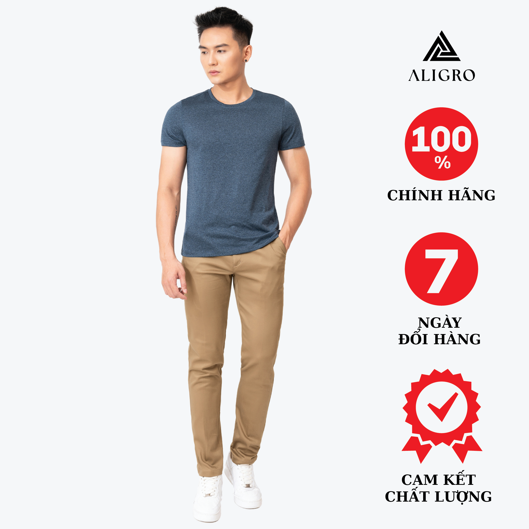 Quần kaki ALGK049 be