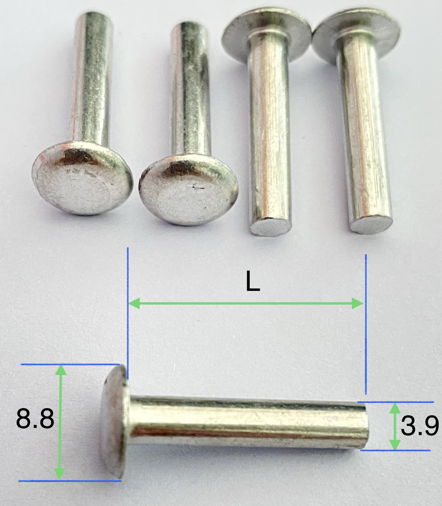 ĐINH TÁN BẰNG NHÔM 4 LY