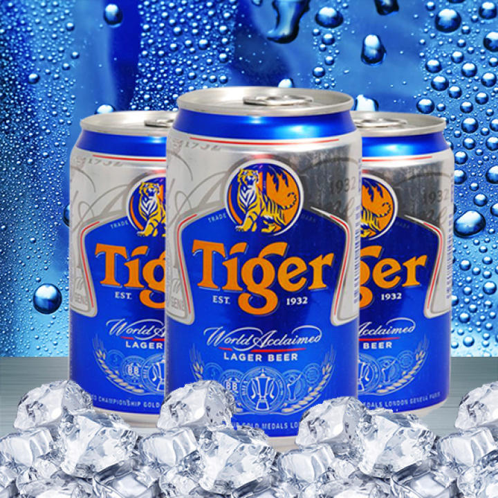 Bia tiger thùng 24 lon 330ml