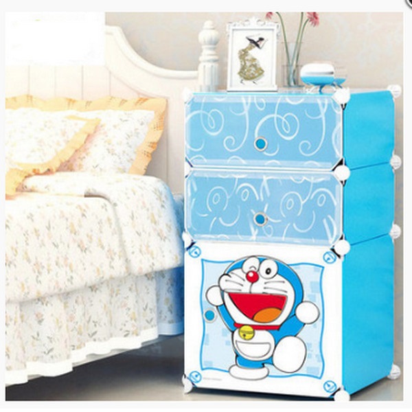 Combo Tủ Đầu Giường 3 tầng lắp ghép đa năng