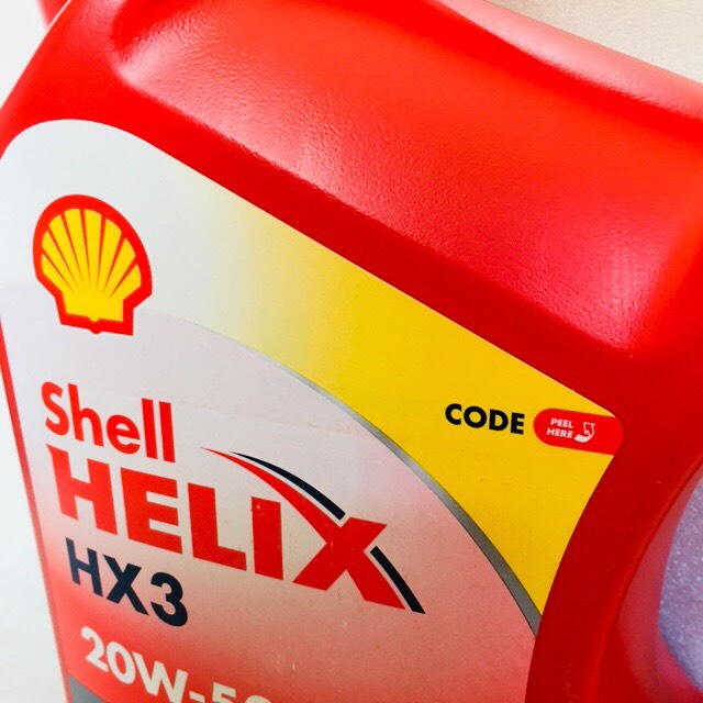 NHỚT SHELL HELIX HX3 20W-50 4LÍT