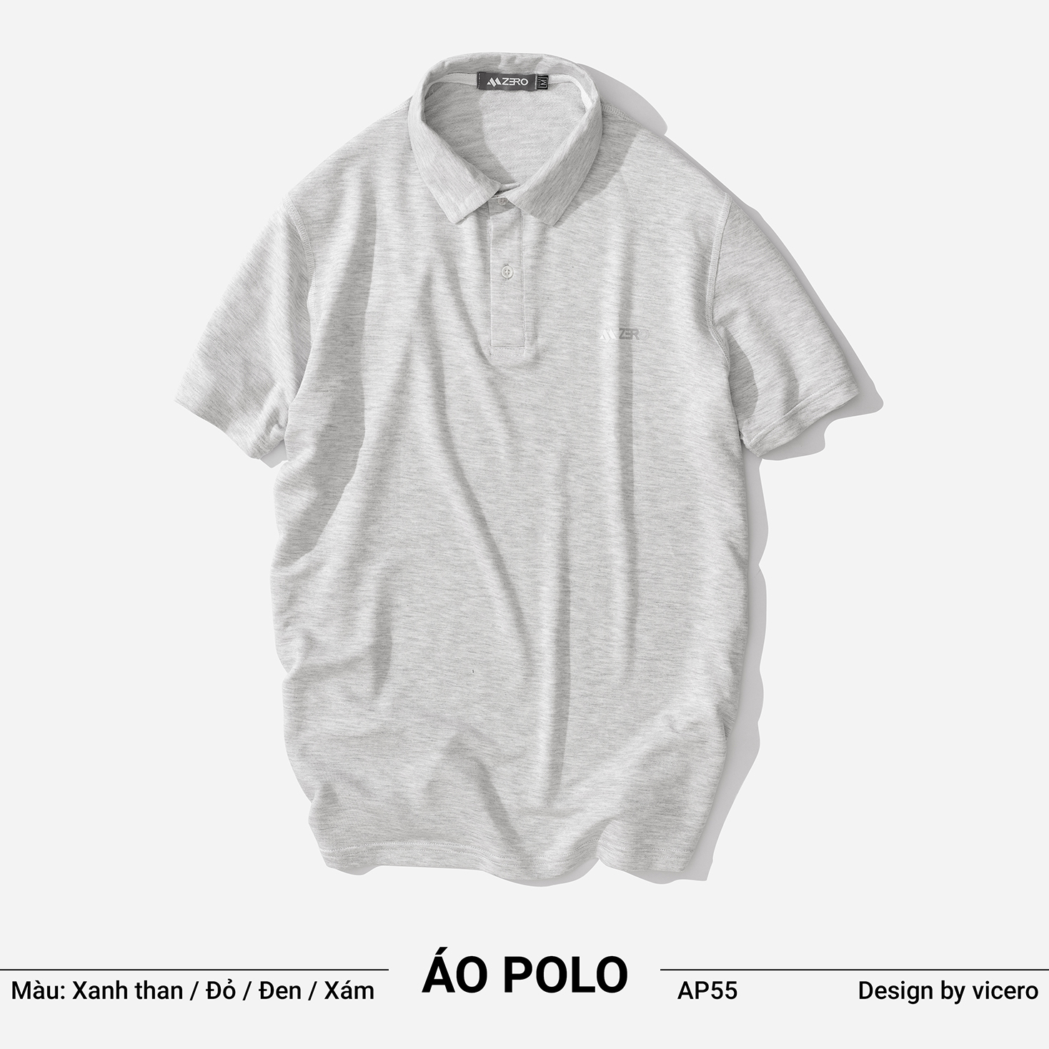 Áo Thun Nam Kiểu Dáng Polo Thể Thao ZERO