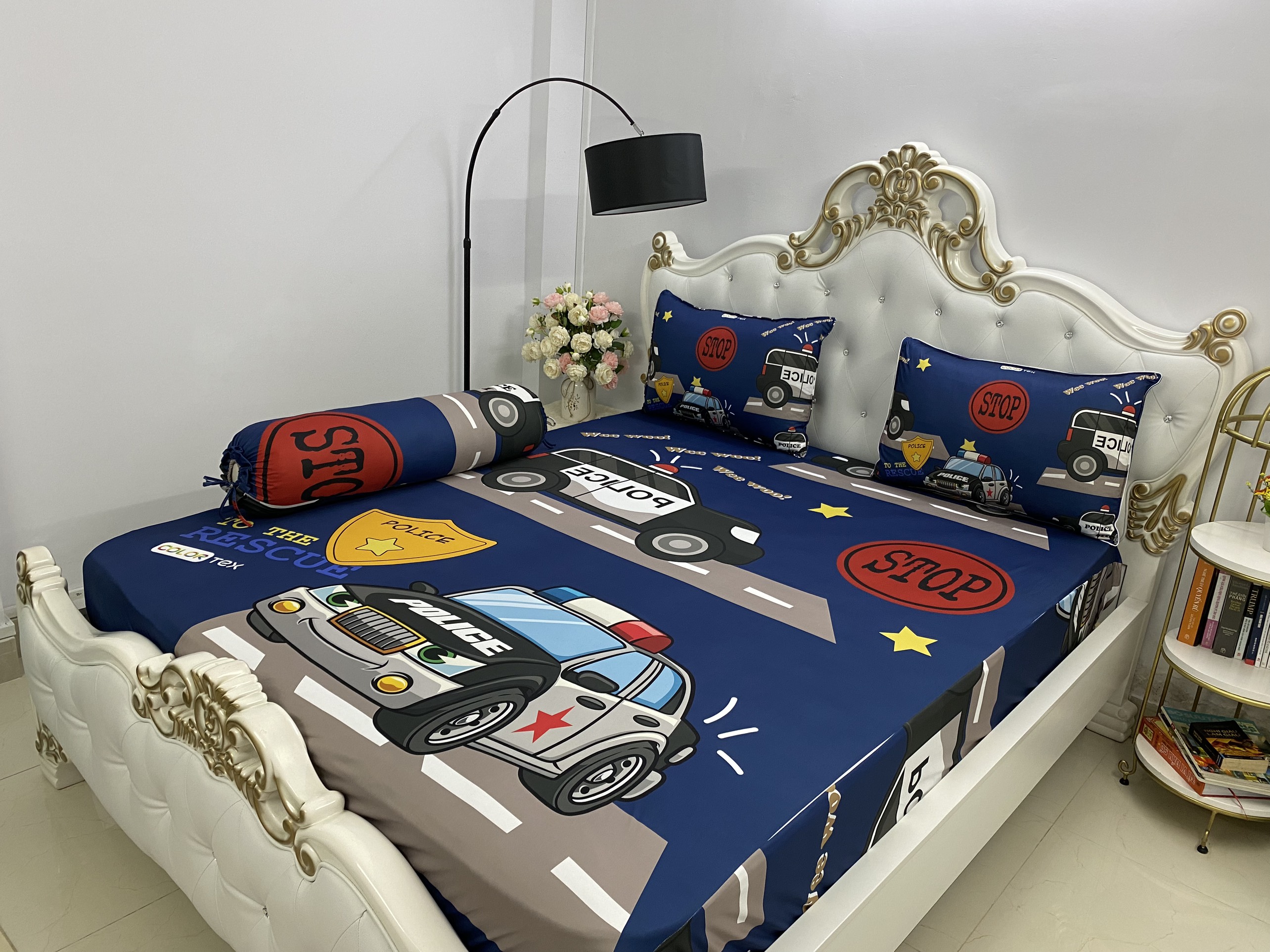Bộ Drap { 4 món} thun Ý 5D Cao Cấp , mát lạnh, thấm hút tốt.""