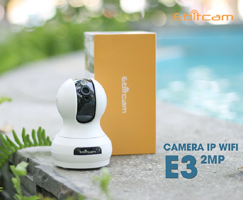 CAMERA IP EBITCAM E3 2.0MP (FULL HD 1080P) + Tùy chọn thẻ nhớ