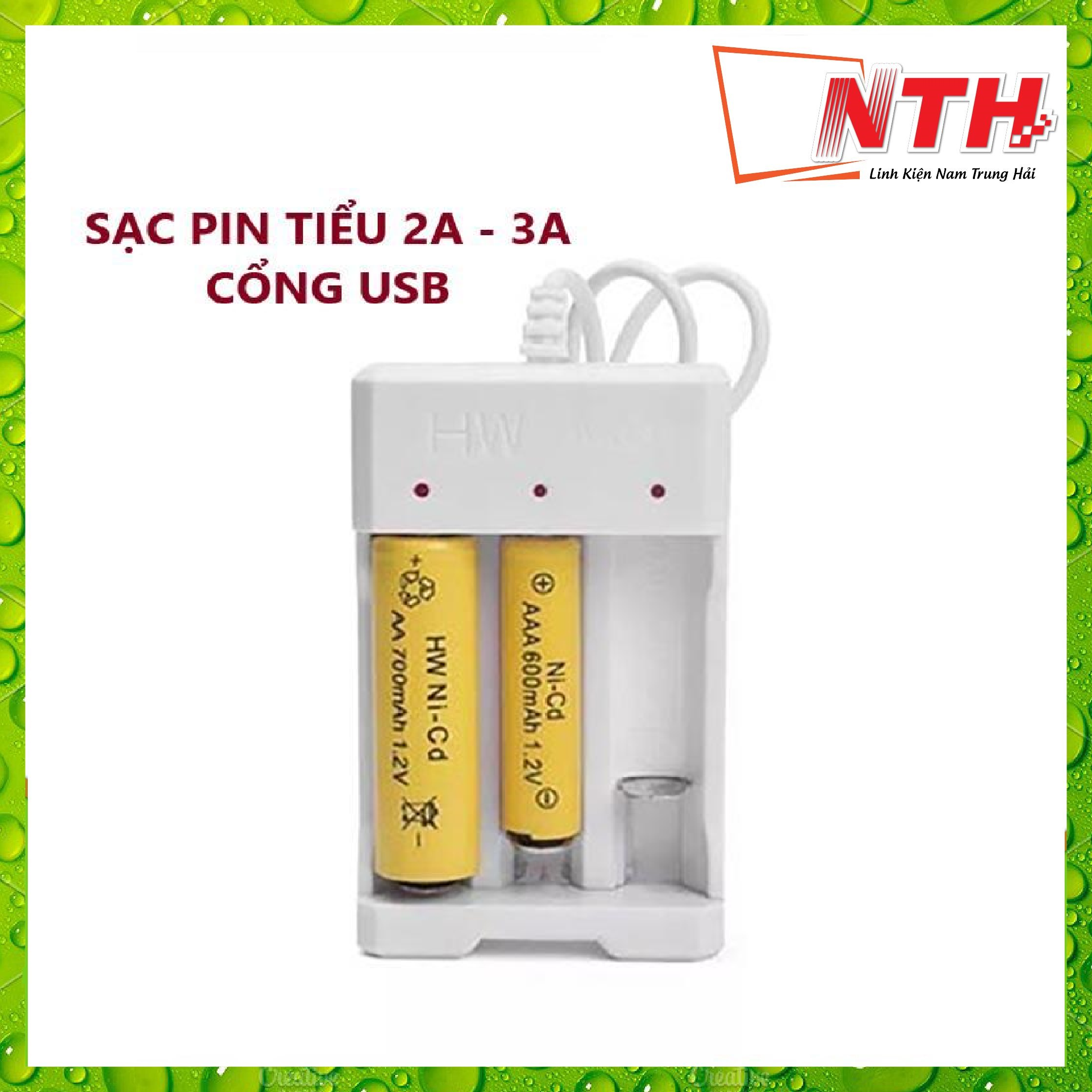 [HCM]SẠC PIN ĐA NĂNG 2a  3a CỔNG USB