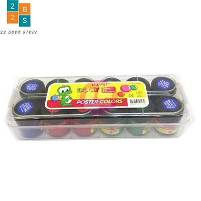 [HCM]Bộ Màu Nước Poster Dooly 12 Màu Dong A (10ml/lọ và 30ml/lọ)