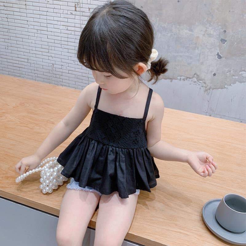 Áo dây hở lưng cho bé gái từ 7-17 kí