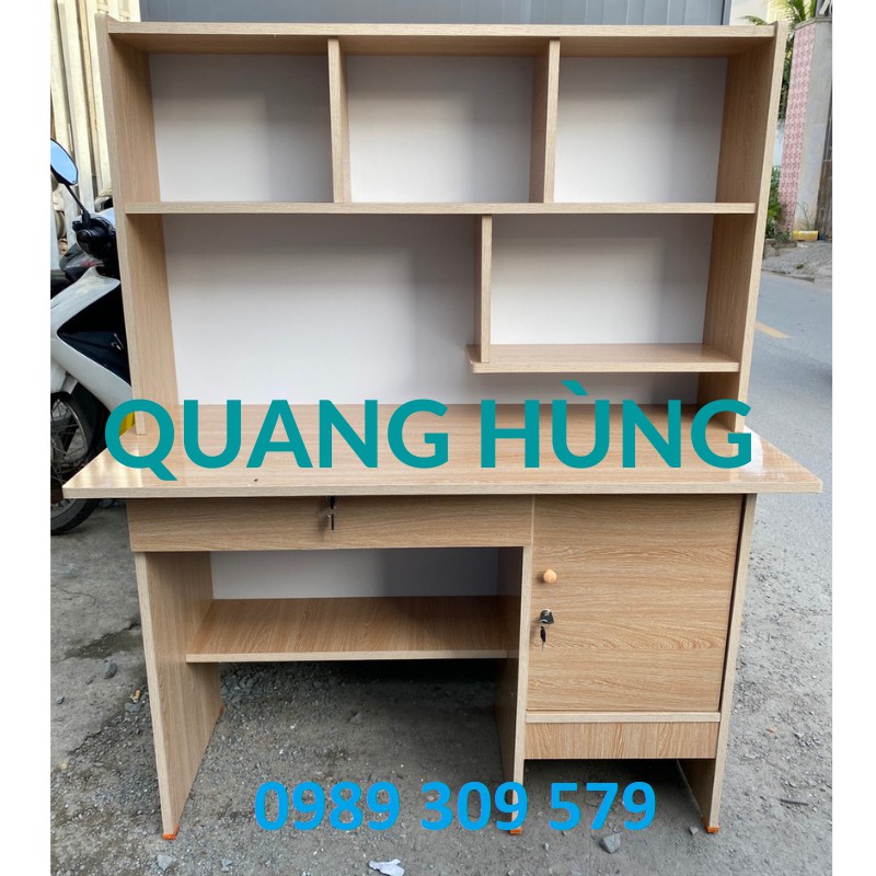 Bàn học sinh liền kệ ngang 1m2 cao cấp hcm