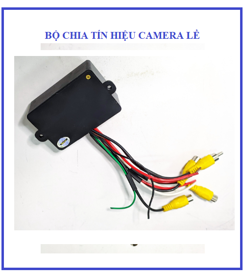 Bộ chuyển đổi tín hiệu 02 camera cặp lề xe hơi
