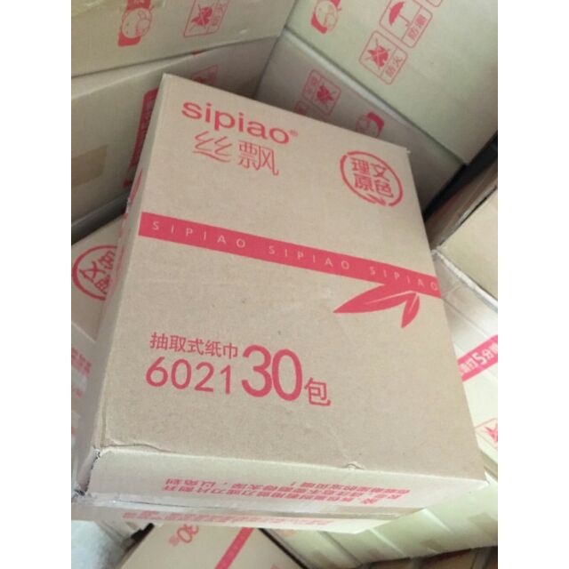 GIẤY ĂN GẤU TRÚC SIPIAO (1 THÙNG 30 GÓI)