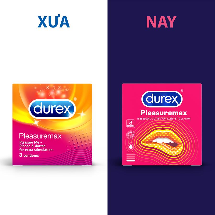 Bao Cao Su Durex Pleasuremax 3 cái/Hộp