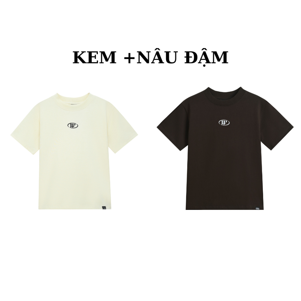 [Nhập LazXuHuong02 - giảm 25k đơn từ 199k] COMBO 2 áo Baby Tee Logo "W" thêu - Whattowear