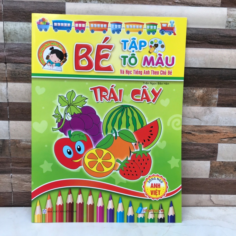 Bé tập tô màu theo chủ đề [ VPP Trí Đức ]
