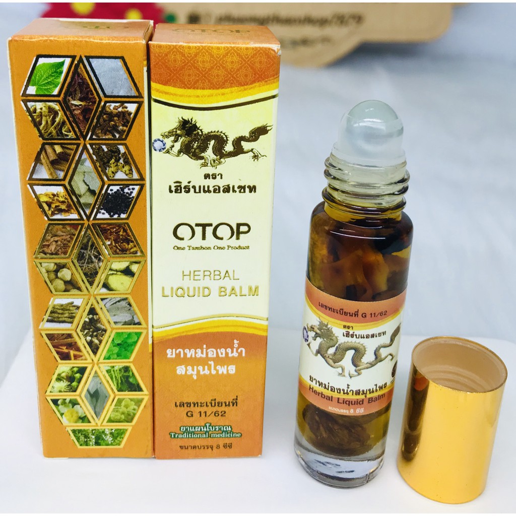 [HCM]Dầu lăn Thảo Dược 26 vị Otop 8cc