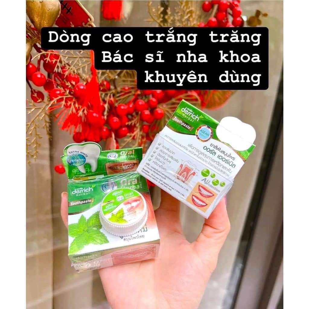 BỘT TRẮNG RĂNG SIÊU CẤP DERRICH X2 THÁI LAN -BẠC HÀ THƠM MIỆNG