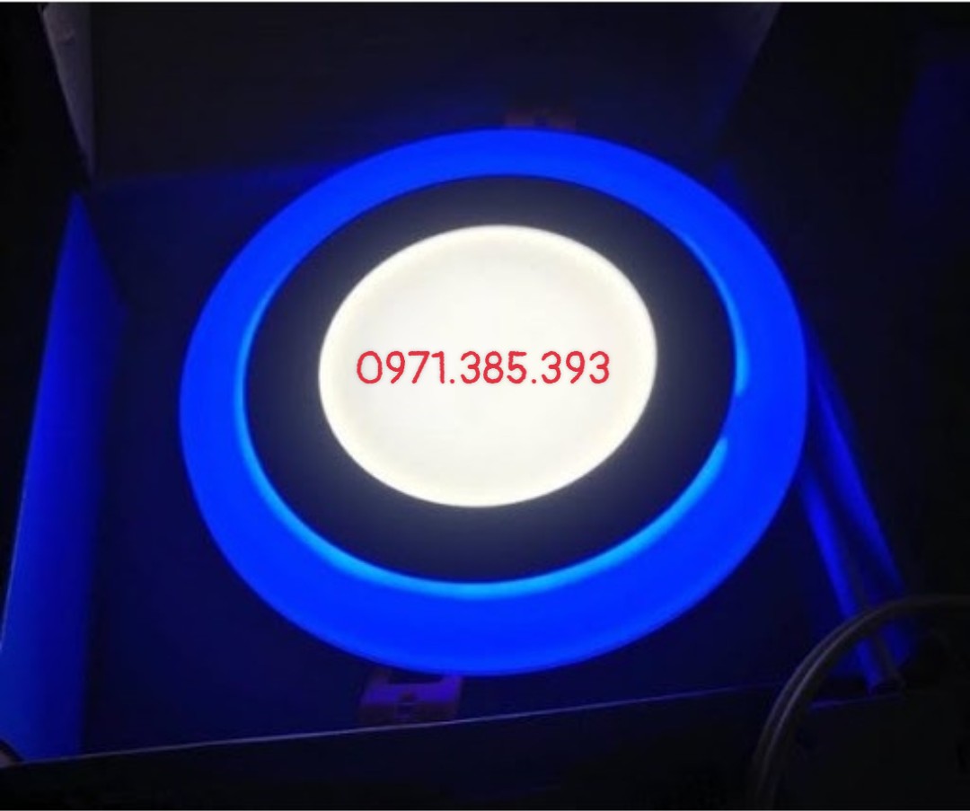 Đèn led âm trần 6w (3+3) 3 chế độ sáng- đèn led âm trần mỏng