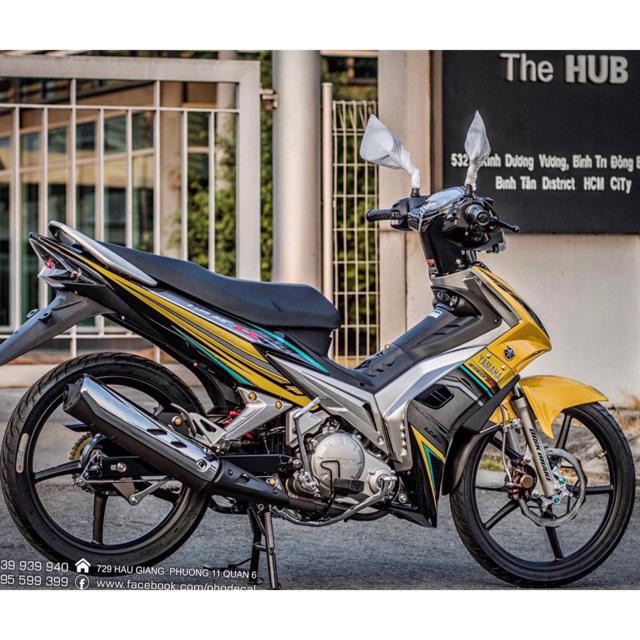 Tem exciter 135 lc 2009 vàng đen rời